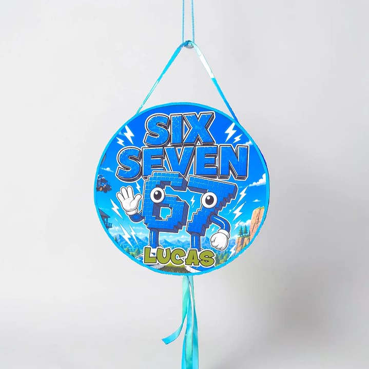 Piñata Six Seven 50 cm circular  1