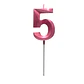 Vela metalizada fucsia numérica  - Miniatura 8