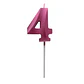 Vela metalizada fucsia numérica  - Miniatura 9