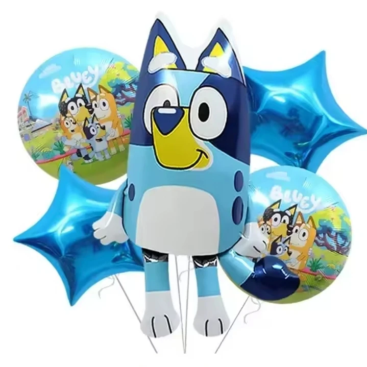 Set Globos Bluey 5 piezas  1