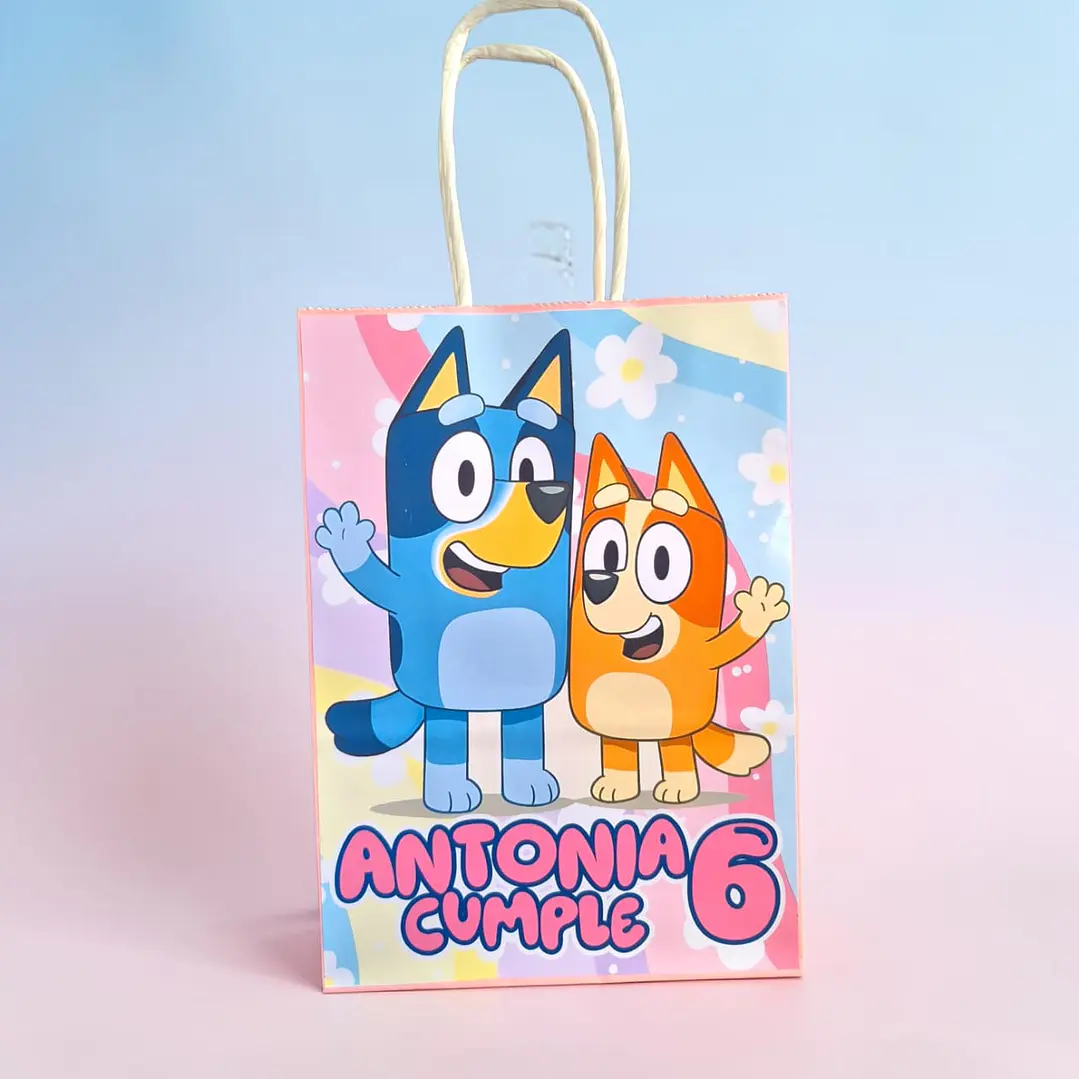 Bolsa Kraft Bluey  1