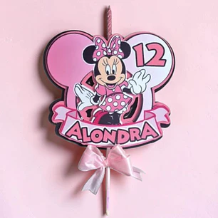 Topper Minnie Personalizado 