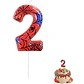 Vela Spiderman 9cm - Miniatura 2
