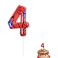Vela Spiderman 9cm - Miniatura 4