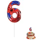 Vela Spiderman 9cm - Miniatura 6