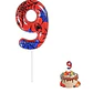 Vela Spiderman 9cm - Miniatura 9