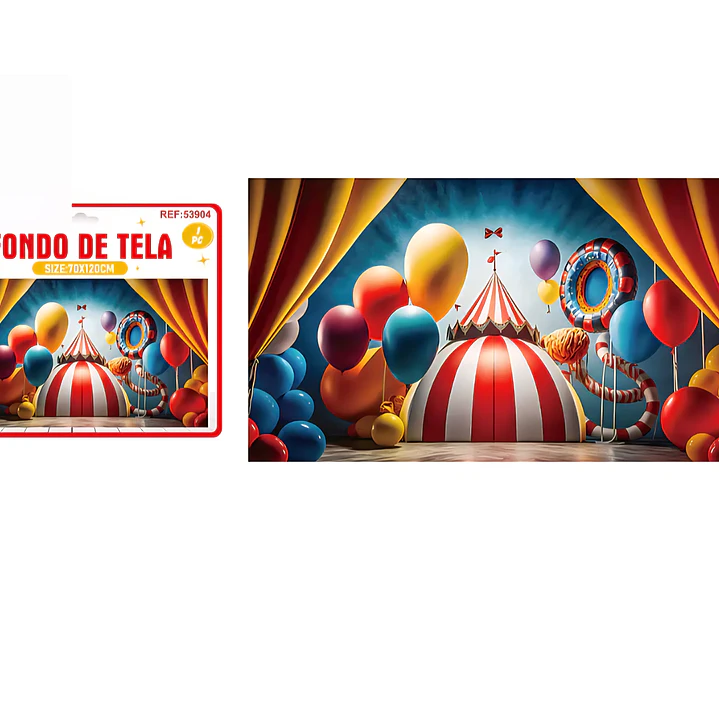 Fondo Tela Circo Infantil  1