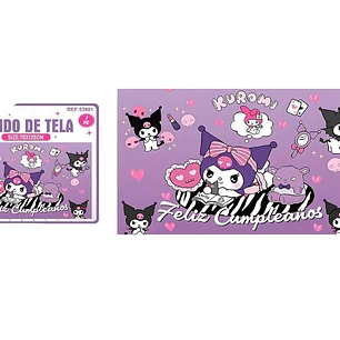 Fondo Kuromi de Tela 120*70cm