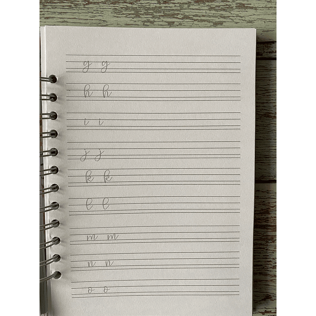 Cuaderno Lettering