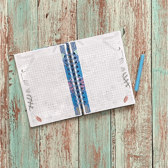 Cuaderno linea azul Primavera