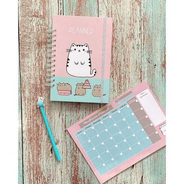 Planner diseño  Gatito Kawai