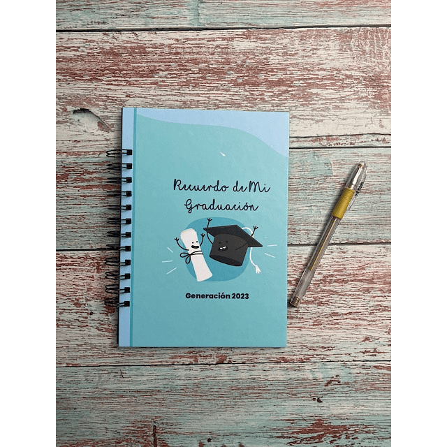 Cuaderno Mensajes Graduación