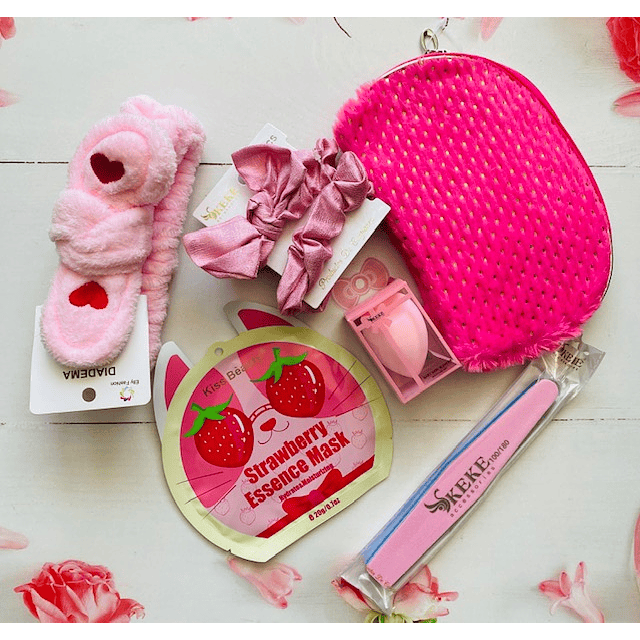 Set de belleza rosa