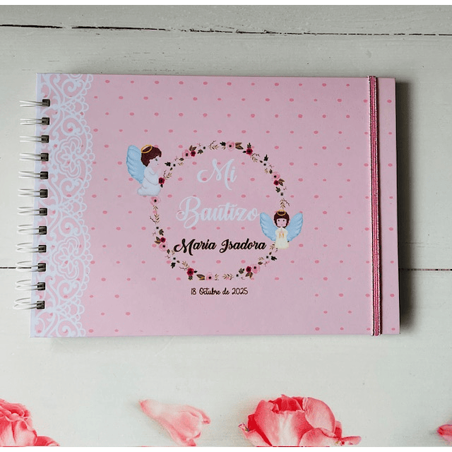 Libro Buenos Deseos Mi Bautizo 