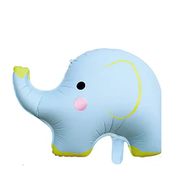 globo elefante baby rosa/celeste