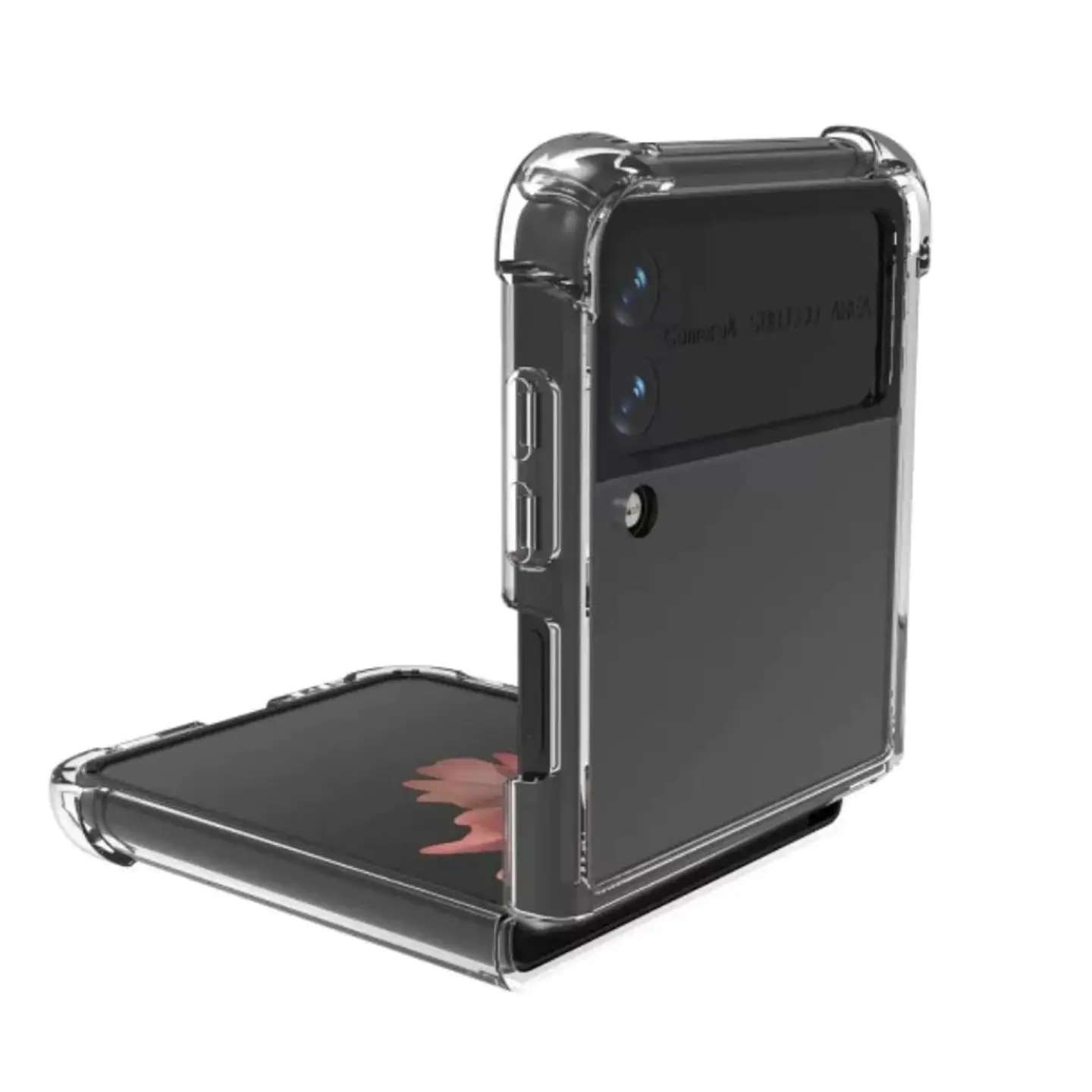 Carcasa transparente Para Samsung Galaxy Z Flip 4  2