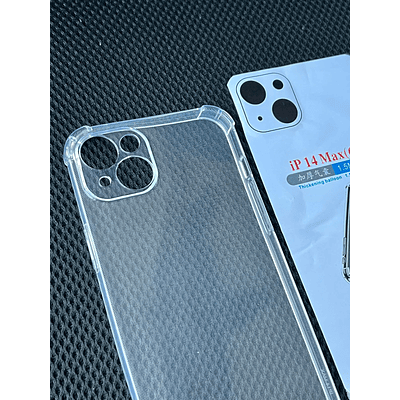 Carcasa Transparente  Reforzado Para iPhone 14  Plus