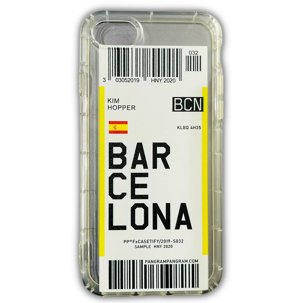 Carcasa Silicona Ticket De Avión Para iPhone 7 / 8 / SE 2020 / 2022 