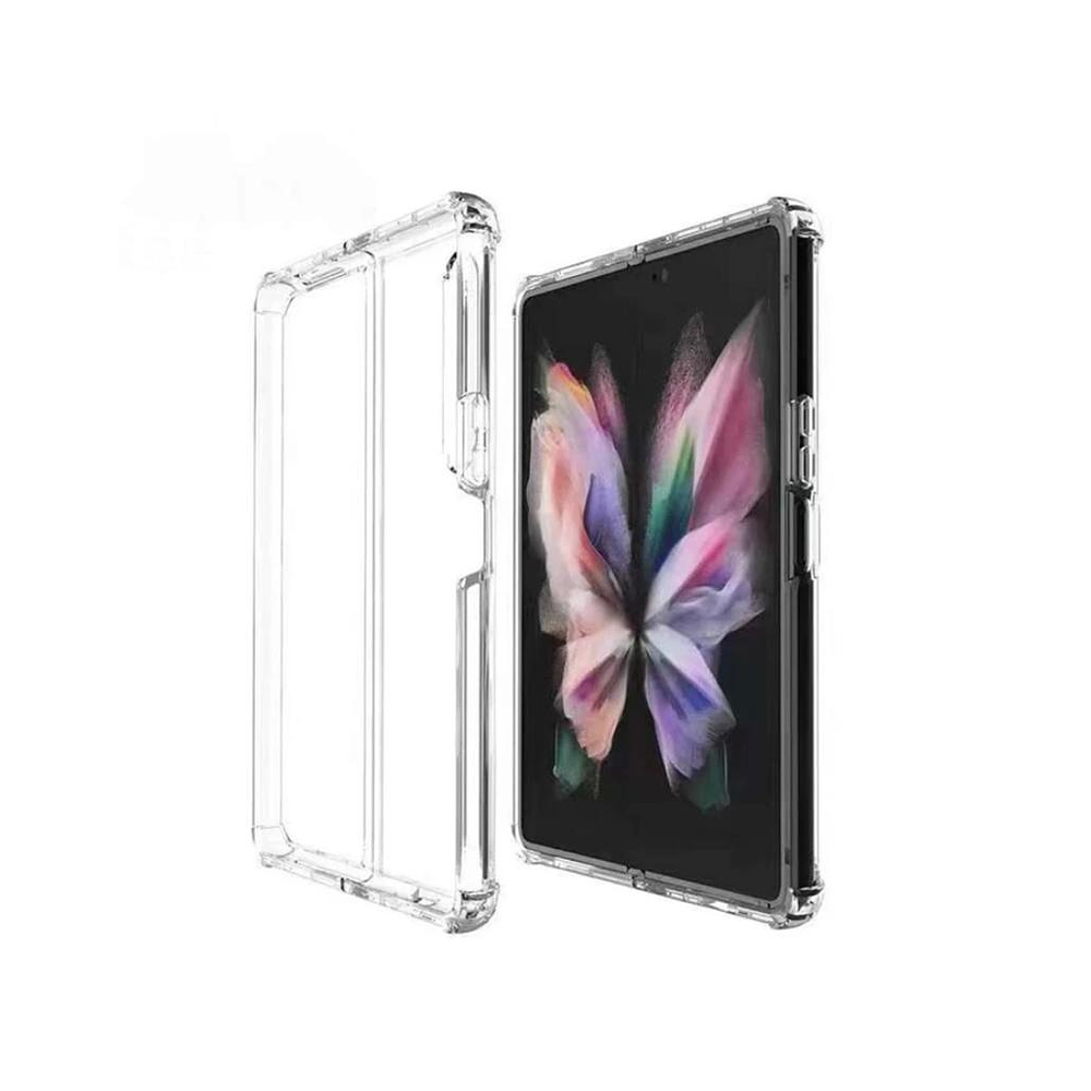 Carcasa Para Samsung Galaxy Z Fold 4 5G Transparente Reforzada