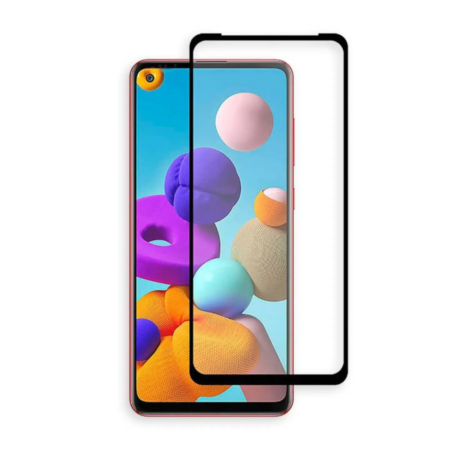  Lámina de Vidrio Completa Para Huawei Y7A  1