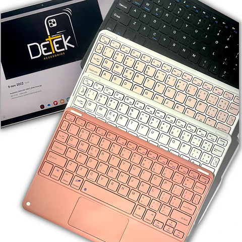 Teclado Bluetooth Con Touchpad (Mouse) 11 pulgadas 