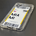 Carcasa Silicona Ticket De Avión Para iPhone 11 Pro Max 