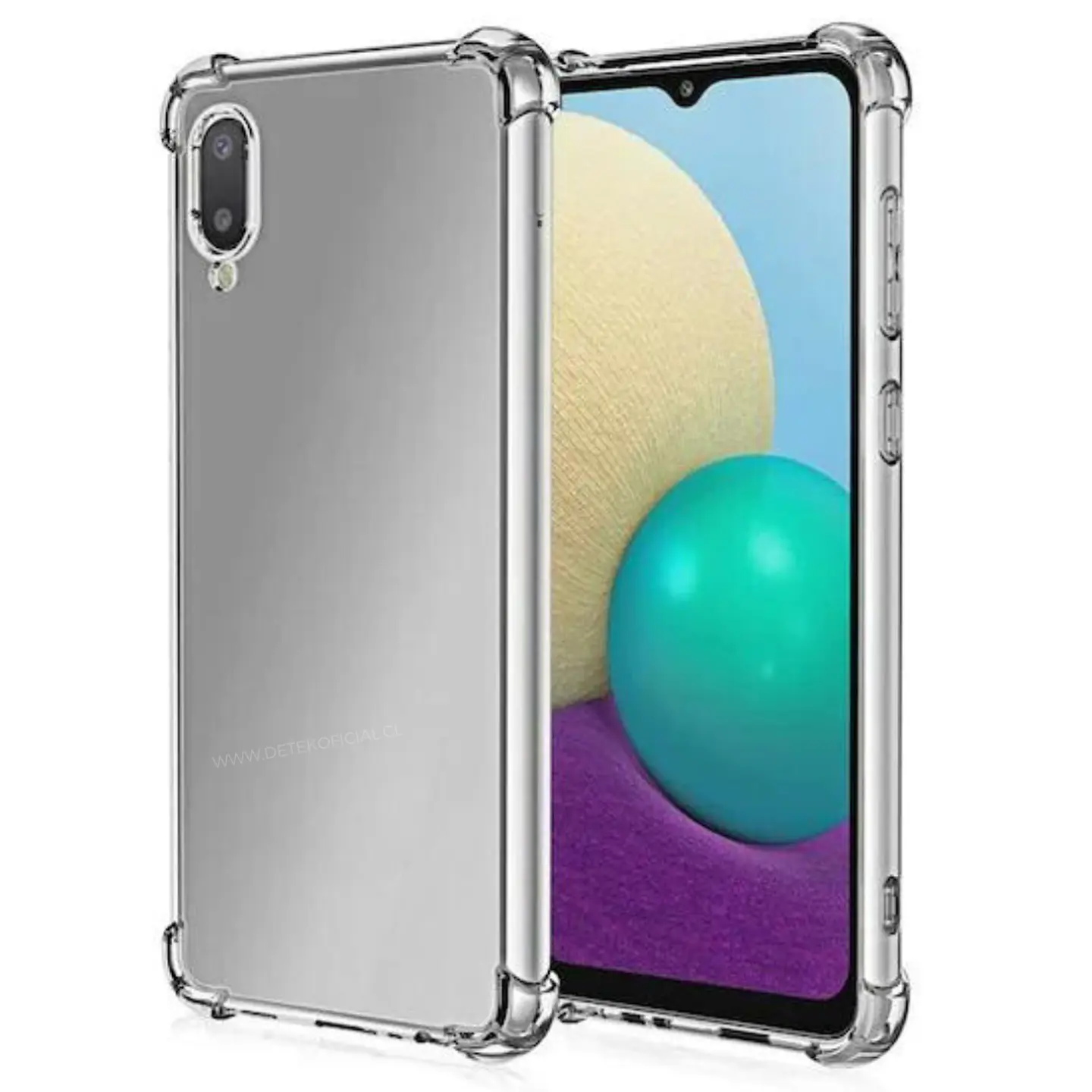 Carcasa Transparente Para Samsung A02 1