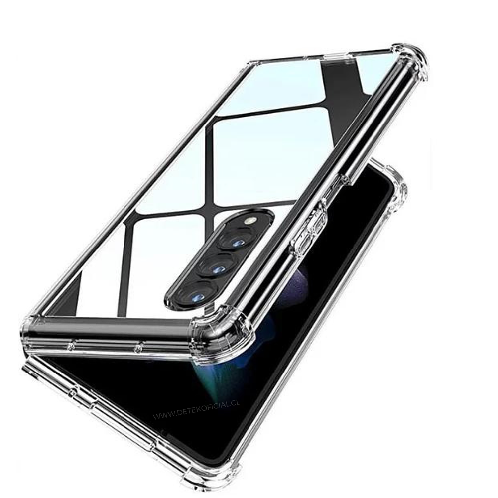 Carcasa Transparente Reforzada Antishock Para Samsung Z Fold 3