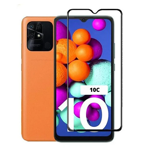 Lámina de Vidrio Completa Para Xiaomi Redmi 10c