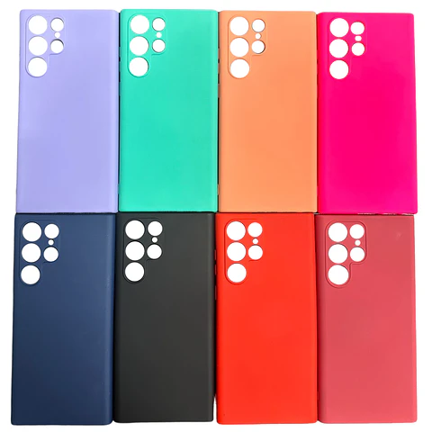 Carcasa Silicona Color Para Samsung S22 Ultra 