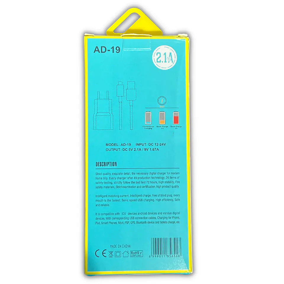 Cargador Para iPhone 2.0 Amperios (Carga Rapida)  2