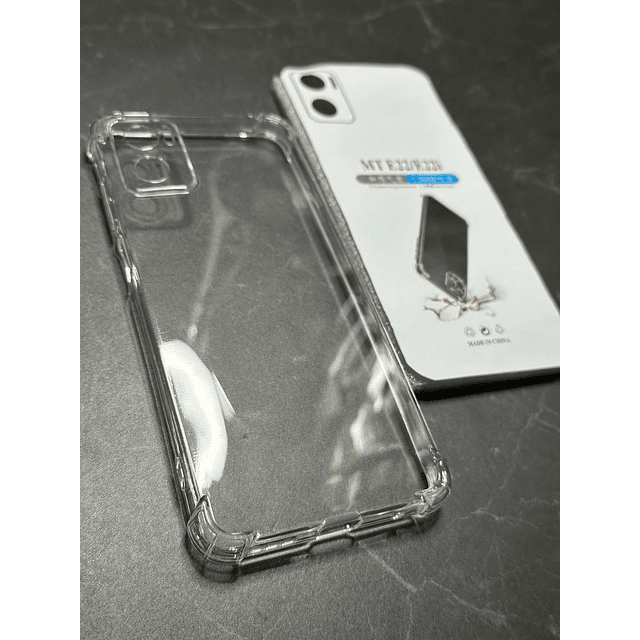 Carcasa Transparente Reforzado Para Motorola E22i