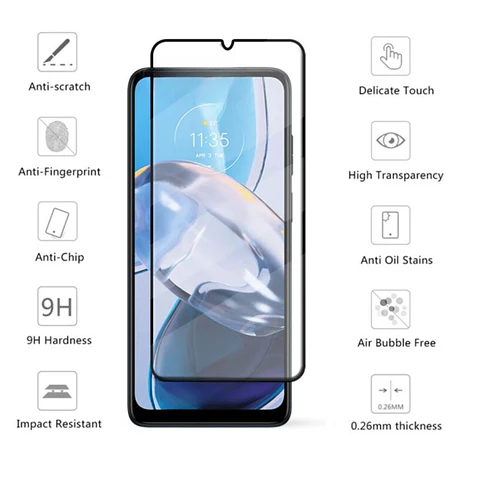  Lámina de vidrio Completa Para Motorola E22i 