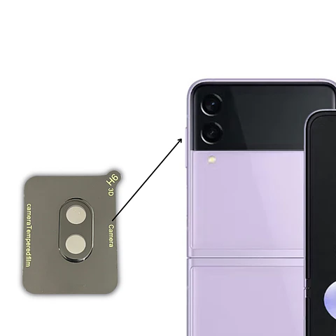  Lámina de Cámara Para Samaung Zflip 4