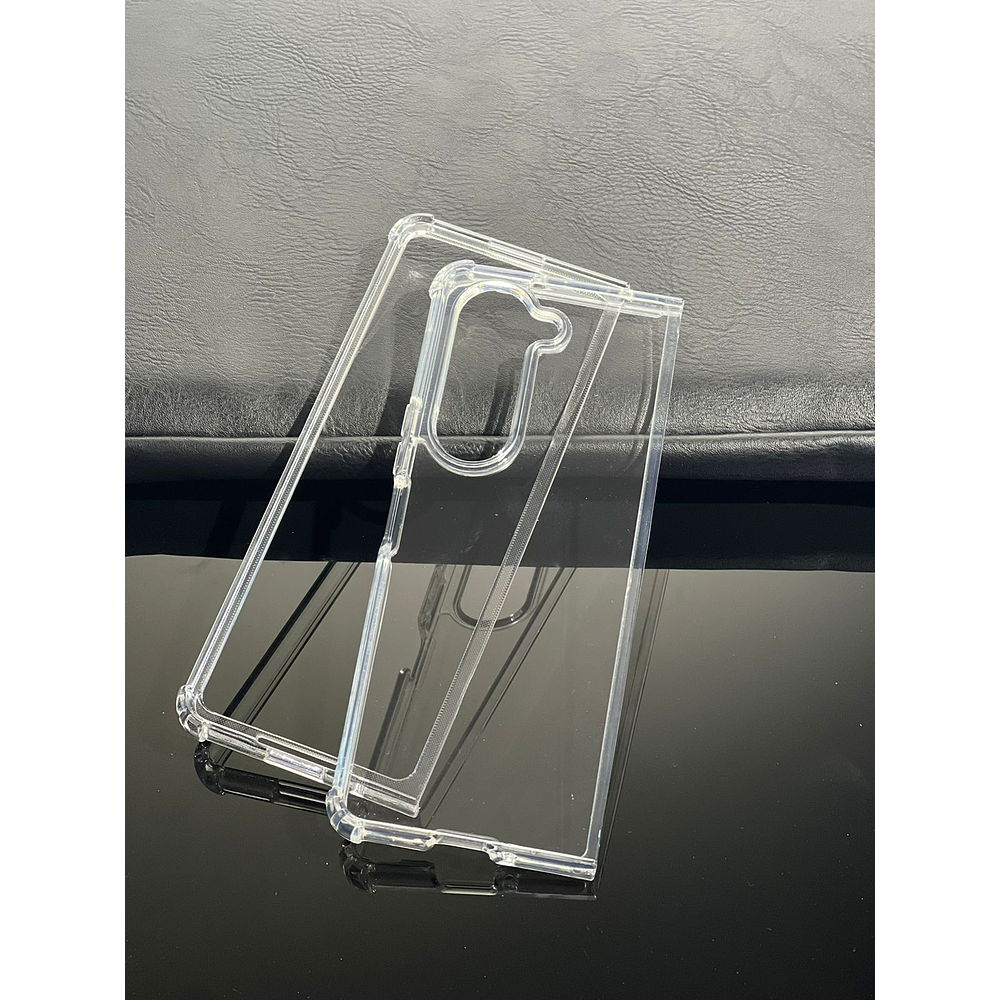 Carcasa Transparente Reforzado Para Samsung Z Fold 5