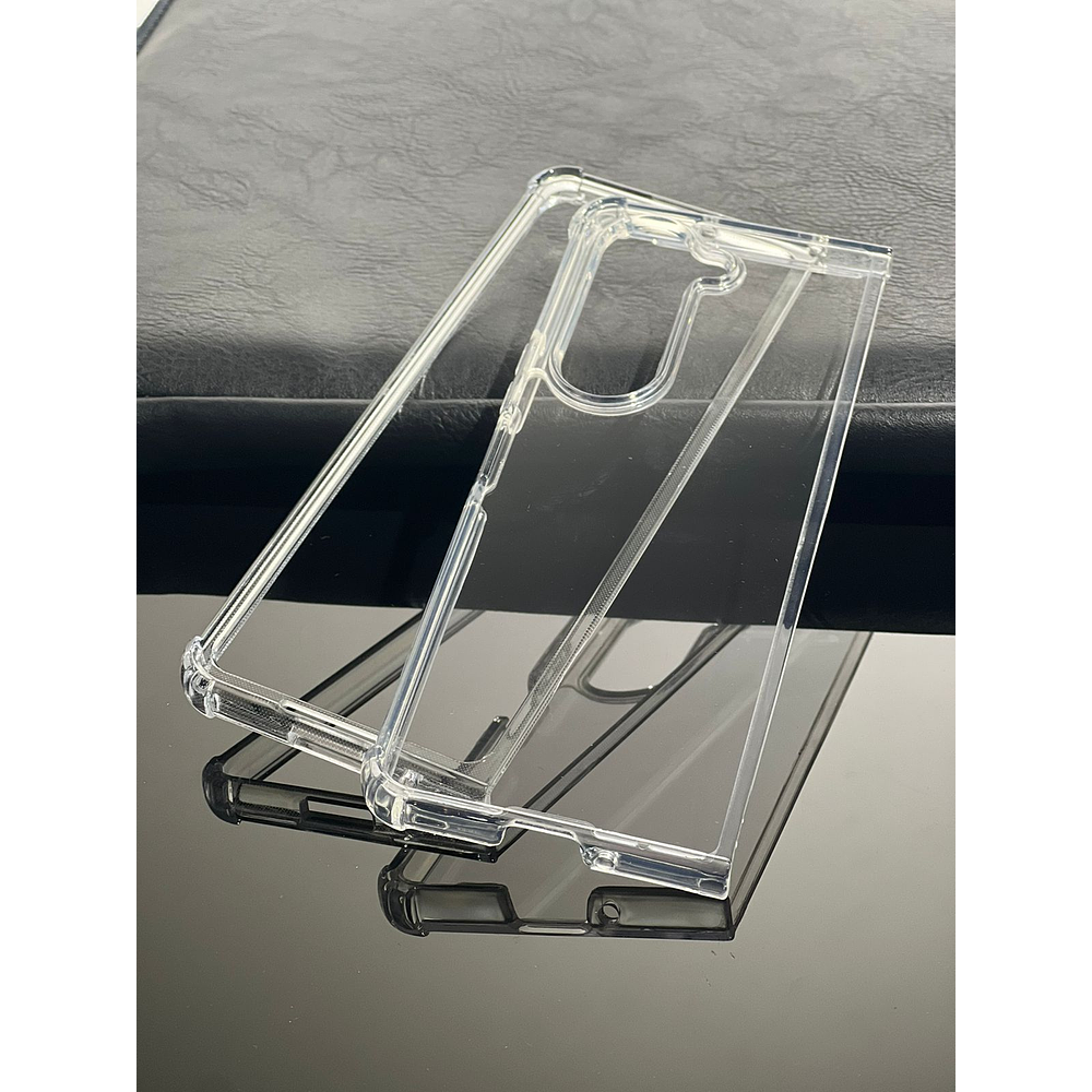 Carcasa Transparente Reforzado Para Samsung Z Fold 5