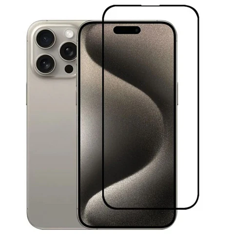 Lámina de vidrio Completa Para iPhone 15 Pro Max