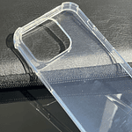 Carcasa TPU Transparente Bordes Reforzados Para iPhone 15 Pro 