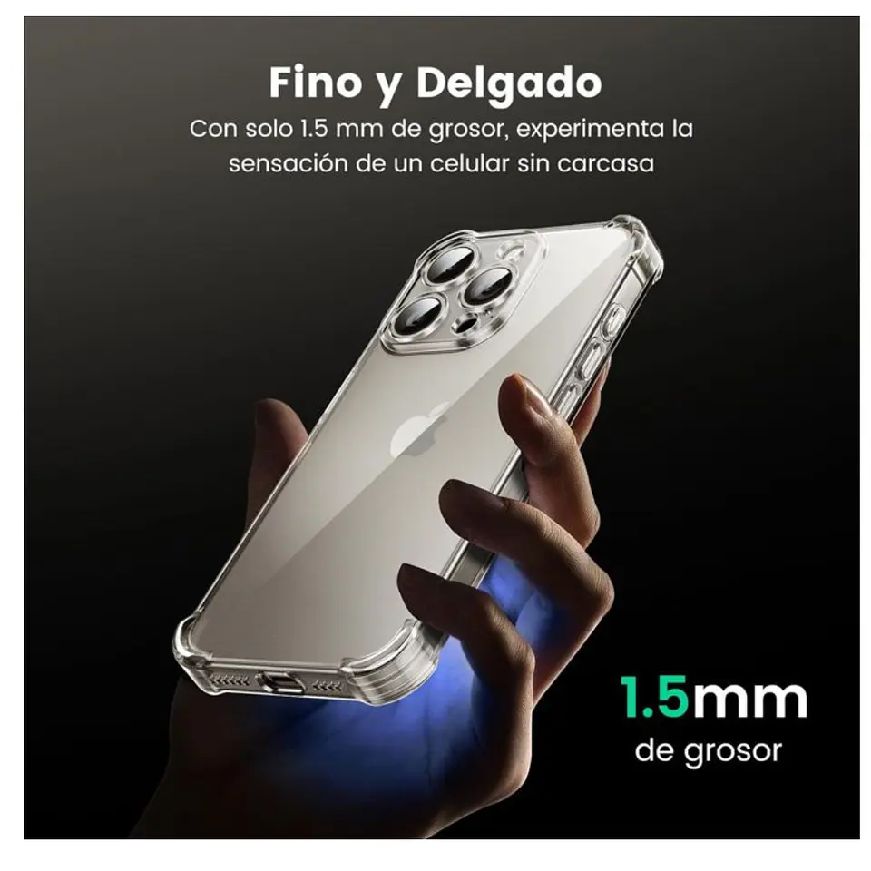 Carcasa Transparente iPhone 15 Pro Max 2