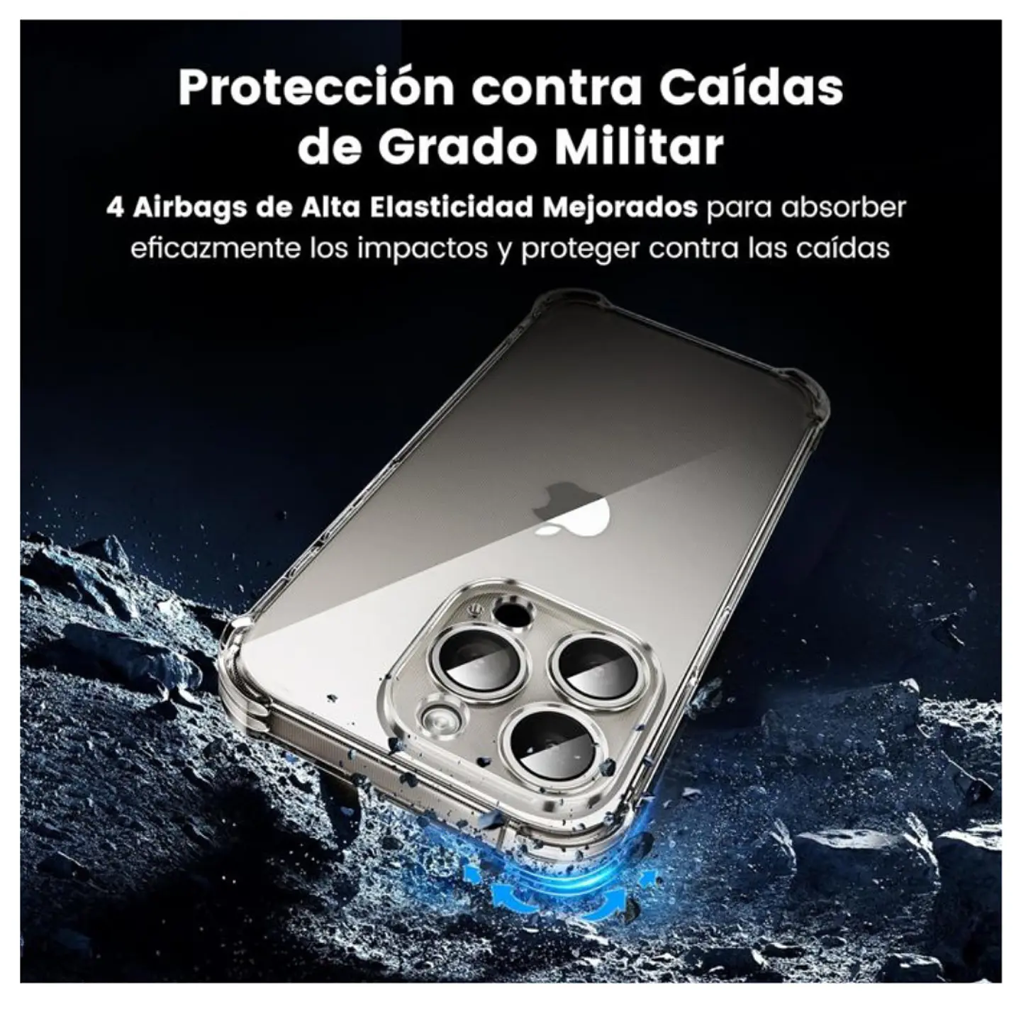 Carcasa Transparente iPhone 15 Pro Max 3