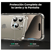 Carcasa TPU Transparente Con Protección Cámara Para iPhone 15 Pro 