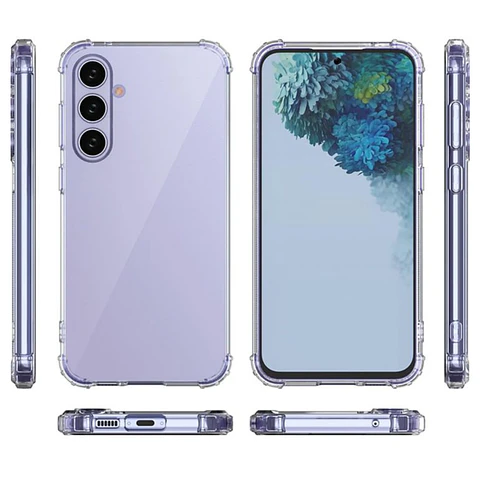 Carcasa TPU Transparente Protección Cámara Para Samsung S23 FE
