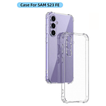 Carcasa TPU Transparente Protección Cámara Para Samsung S23 FE