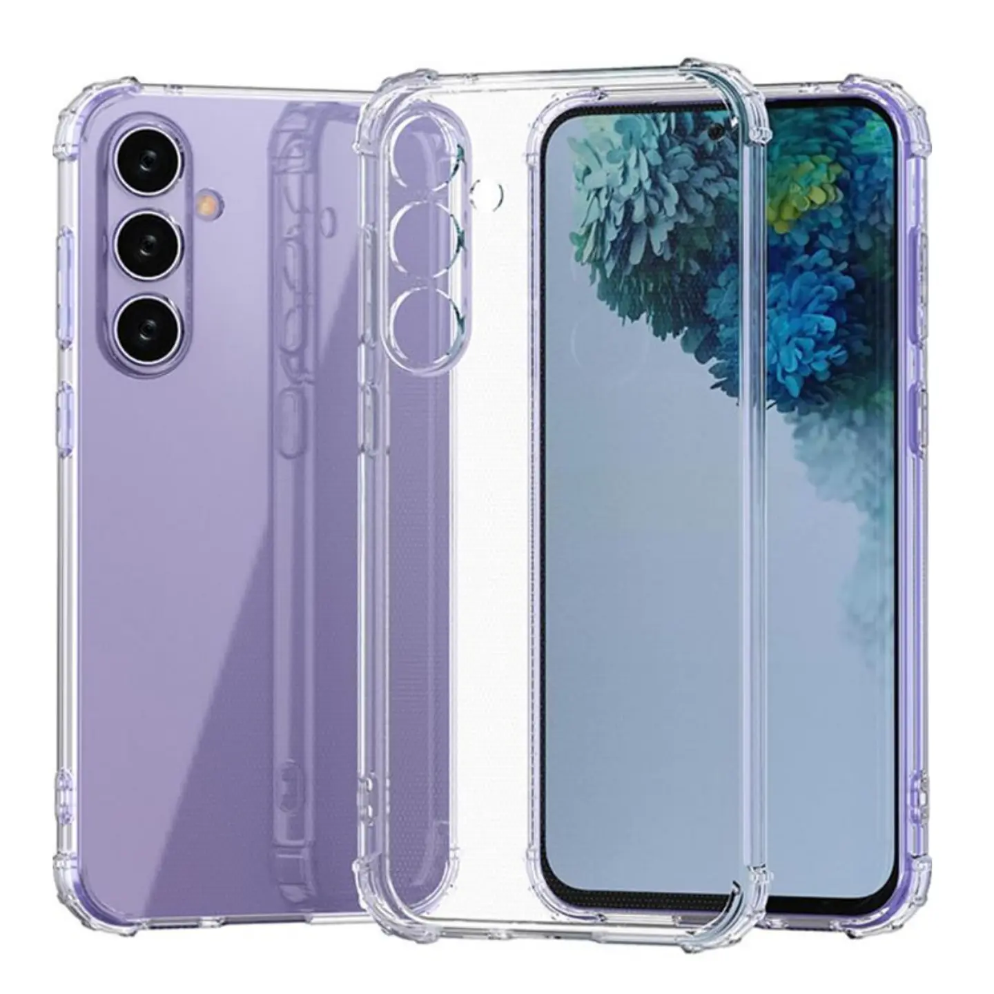 Carcasa TPU Transparente Protección Cámara Para Samsung S23 FE 1