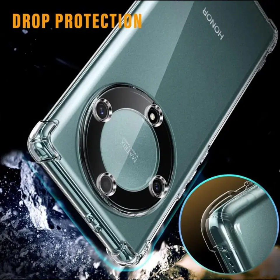 Carcasa Transparente Para Honor Magic 5 Lite 3