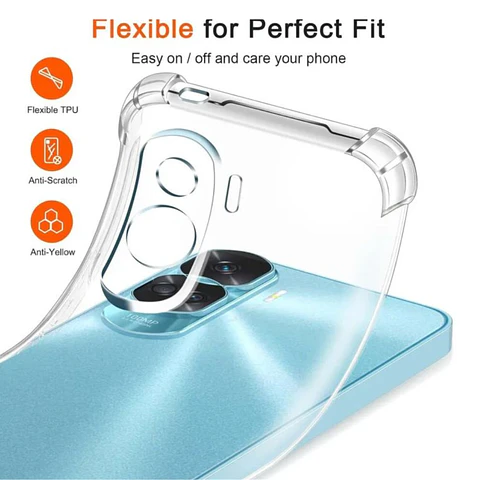 Carcasa Transparente Reforzado Para Honor 90 Lite