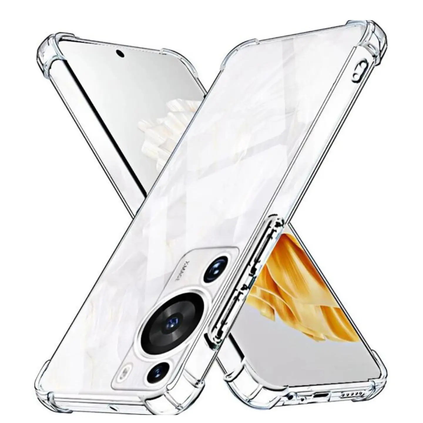 Carcasa TPU Transparente Reforzado Para Huawei P60  1