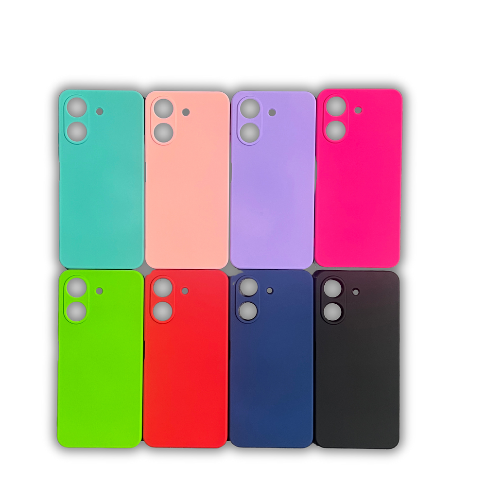 Carcasas silicona unicolor para Xiomi Redmi 13c 