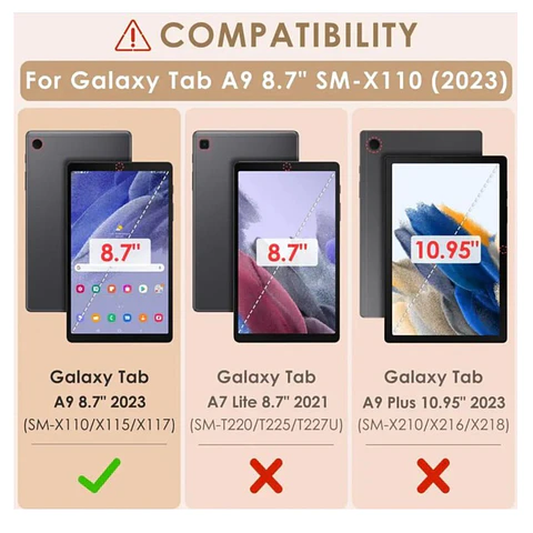  Lámina Mica de Vidrio Para Samsung Galaxy Tab A9 8.7" SM-X110