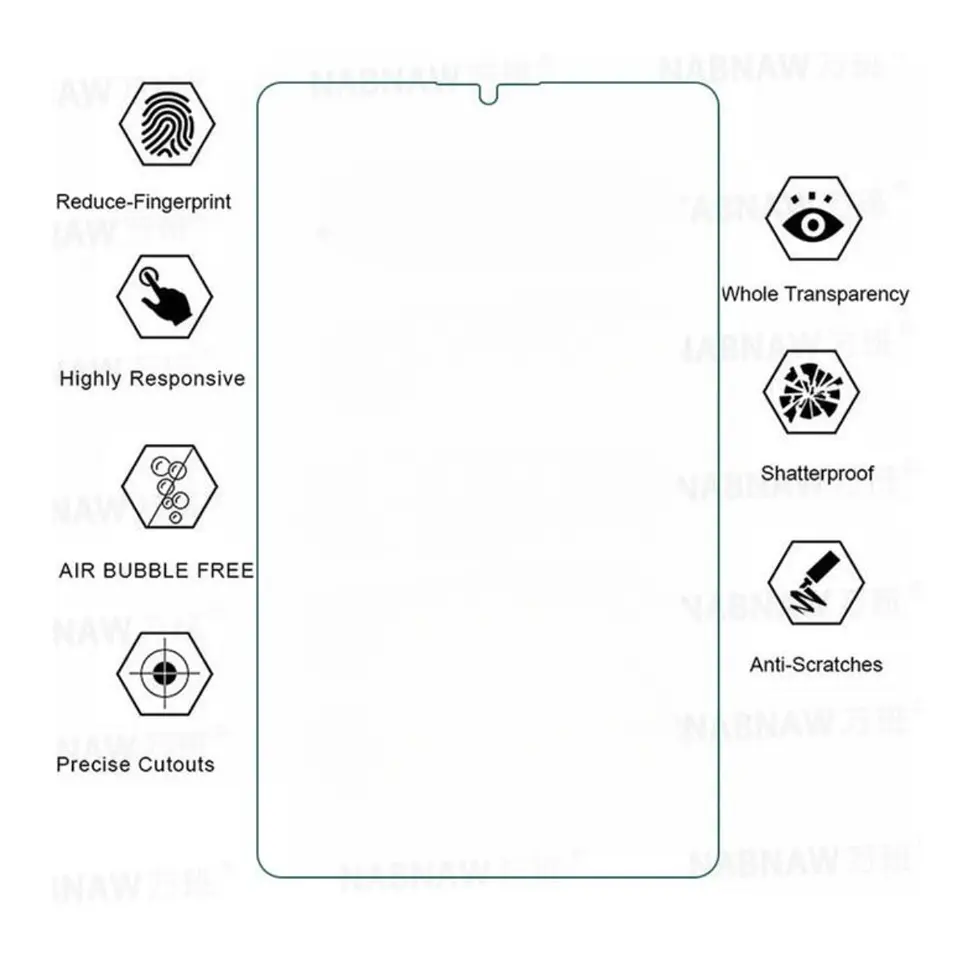  Lámina Mica de Vidrio Para Samsung Galaxy Tab A9 8.7